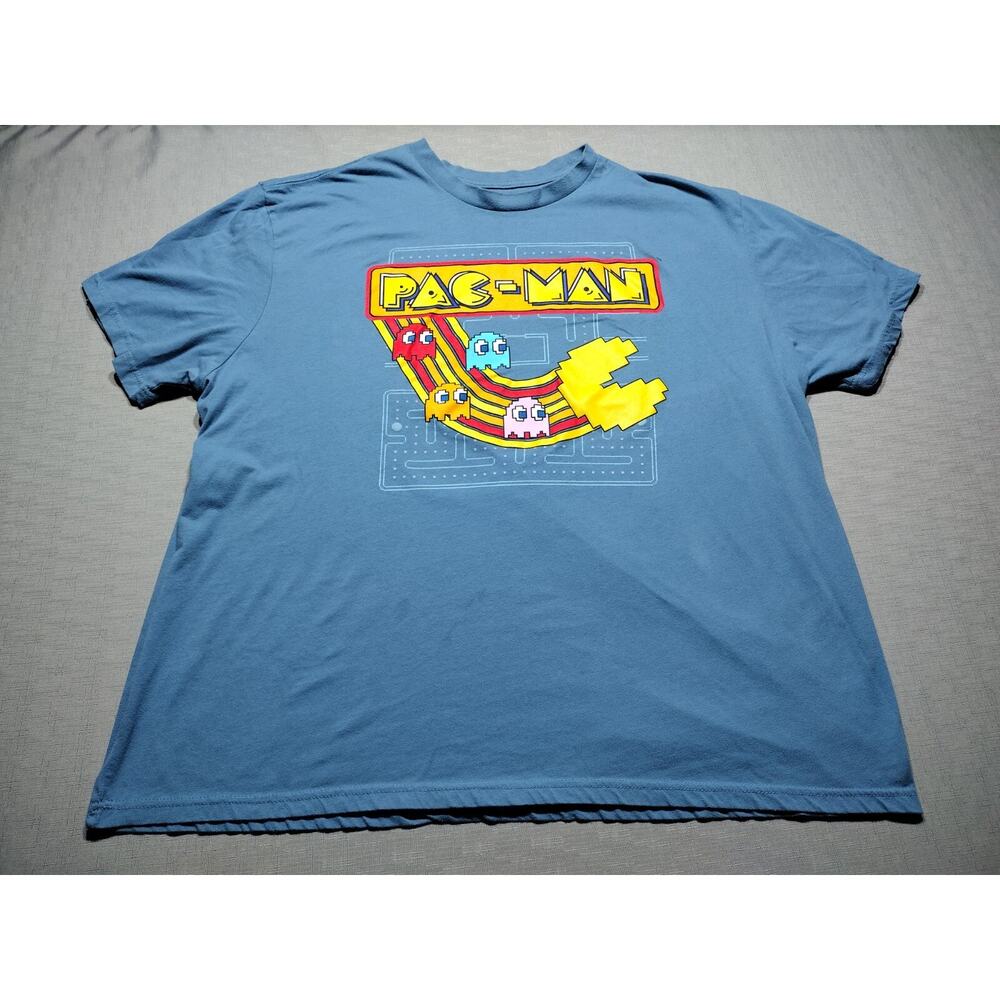 Pac-Man T Shirt Mens Size 4XL Ghost Chasing Pac-Man